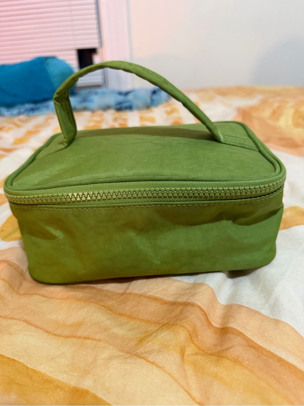 BAGGU Small Cosmetic Case Green Juice